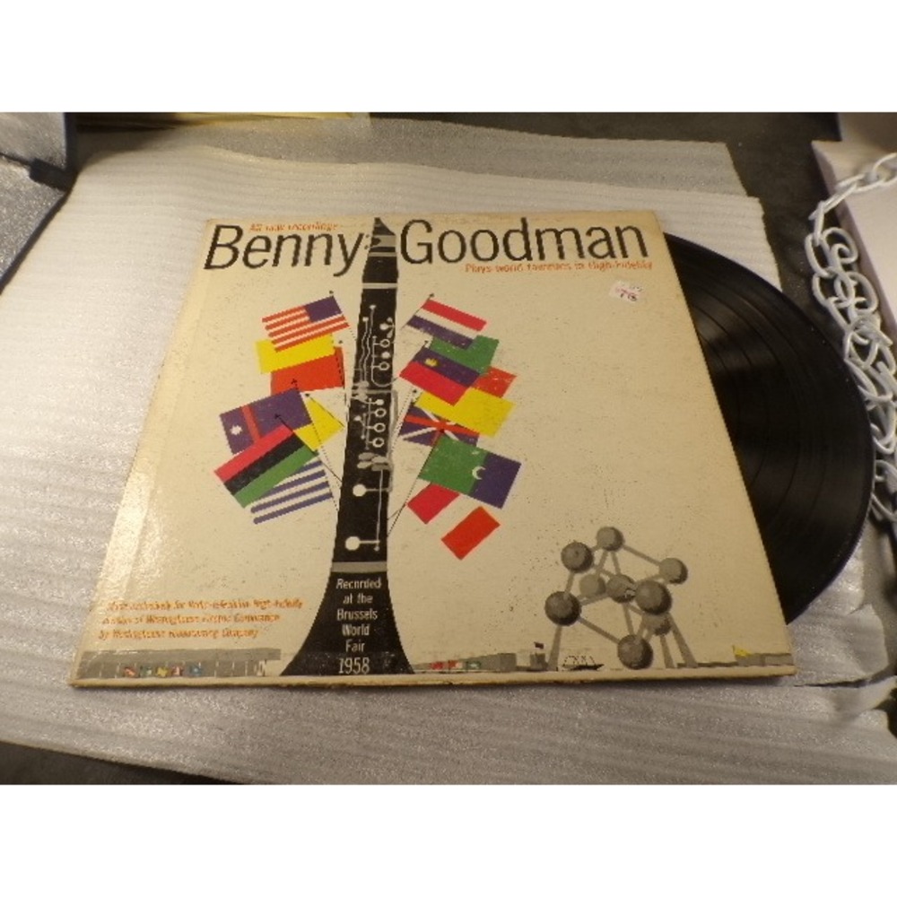 Benny Goodman Plays World Favorite Brussels World Fair 1958 Vinyl LP Jazz Record